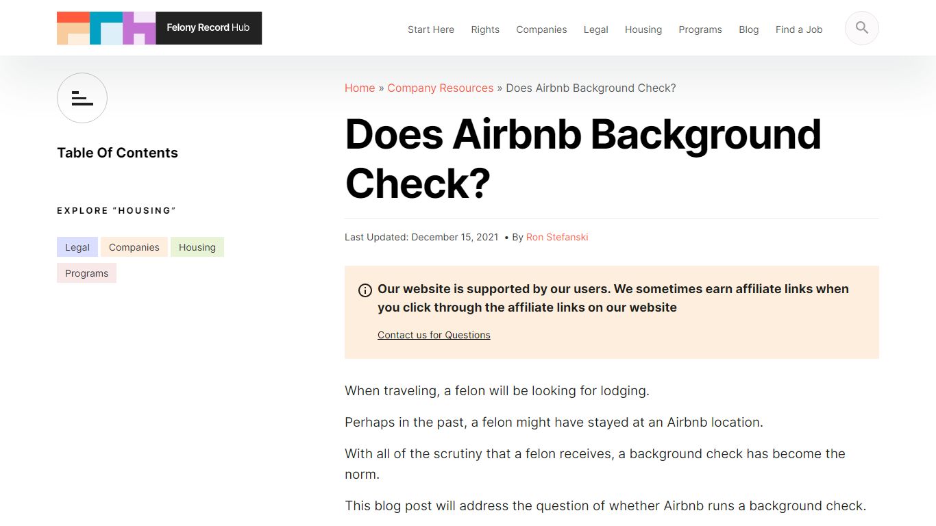 Does Airbnb Background Check? | Felony Record Hub