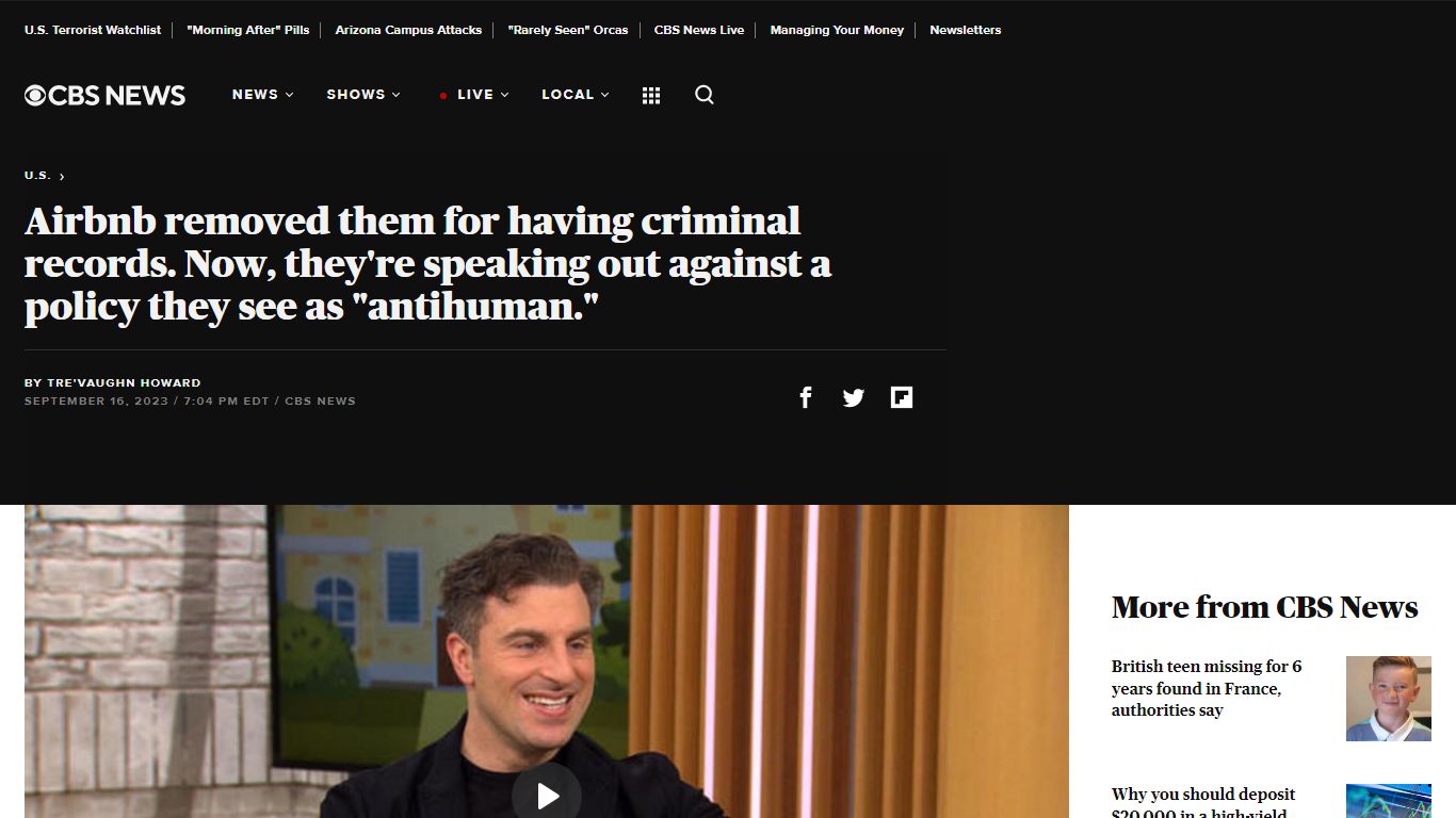 Airbnb removed them for having criminal records. Now, they're speaking ...